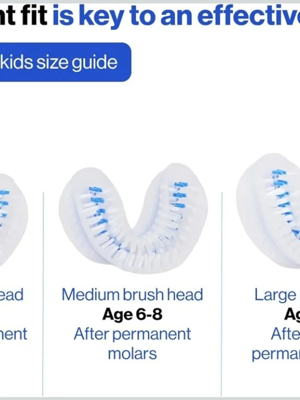 Autobrush Kids U-Shaped Electric Toothbrush ADA Accepted Lion Ages 6-8 Music LED
